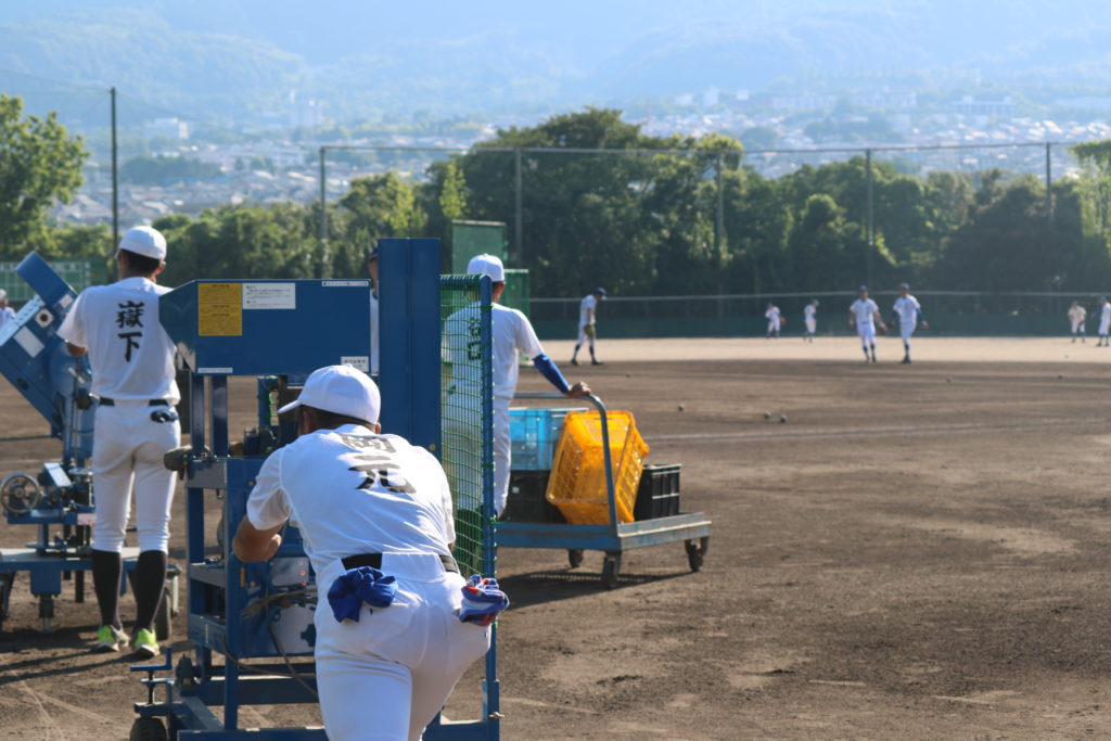 フォトレンズの中の明豊 硬式野球部 明豊中学 高等学校 大分県別府市